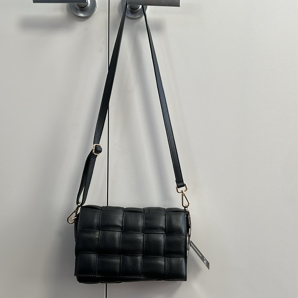 NWT Chiara Ferretti Padded Italian Leather Hand Bag